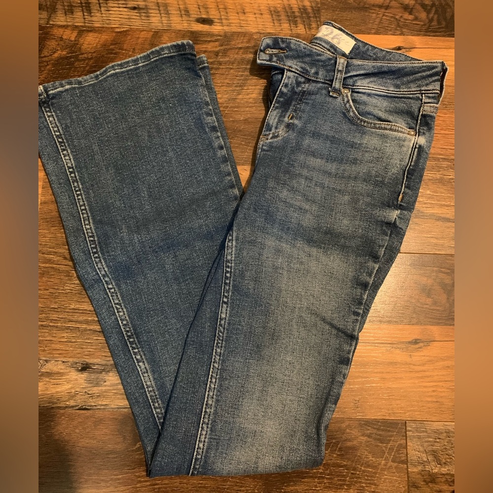 Free People We The Free Heirloom Boot Cut Denim Jeans Size 26